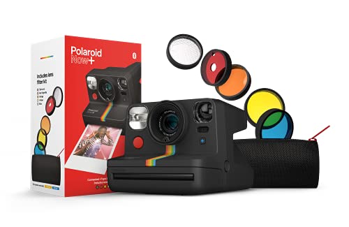 Polaroid Now+ Sofortbildkamera i-Type – Schwarz