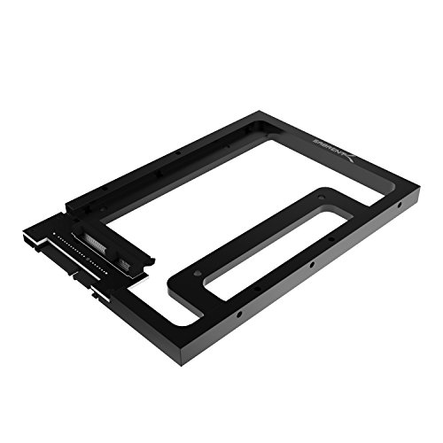 SABRENT 2.5' auf 3.5' interner Festplattenadapter Konverter Einbaurahmen Wechselrahmen, 2.5 SSD & SATA Festplatte zu 3.5” Desktop und servers, SATA Montage Adapter Halterung Caddy (BK-PCBS)
