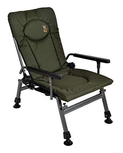 Carp Angelstuhl F5R Deluxe Campingstuhl Karpfenstuhl mit extra Höhe