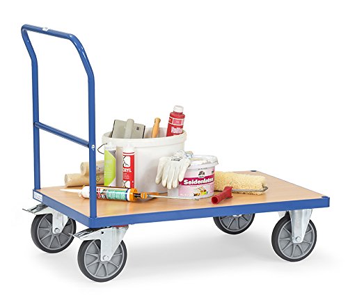 Fetra Plattformwagen 850x500 mm mit 1 Schiebebügel Tragkraft 500 kg