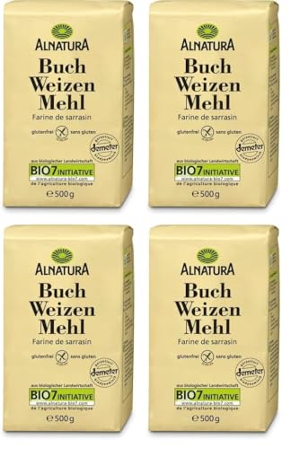 Alnatura Bio Buchweizenmehl, 500 g (Packung mit 4)