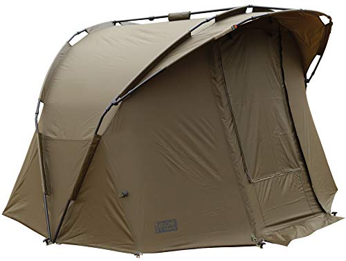 Fox EOS 1 Man bivvy 205x270x140cm - Angelzelt zum Wallerangeln & Karpfenangeln, Zelt für Karpfenangler, Karpfenzelt zum Angeln