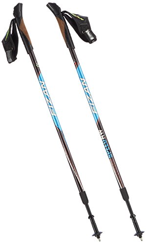 Fizan Nw Speed Nordic Walking Stöcke Unisex - Erwachsene, Blau, Einheitsgröße