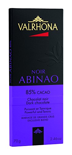 VALRHONA - Tafel Abinao 85% - Dunkle Schokolade - Tafel Schokolade - 70g