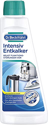Dr. Beckmann Intensiv Entkalker | Gegen hartnäckigen Kalk in Haushalts-Kleingeräten | Beugt Funktionsstörungen vor | 250 ml (1er Pack)
