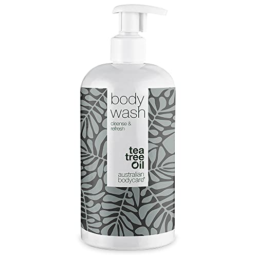 Teebaumöl Duschgel 500ml by Australian Bodycare – 100% Vegan, Für Unreine, Trockene Haut, Juckreiz, Körpergeruch & Schweiß, Auch bei Pilz