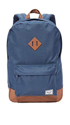Herschel Rucksack Heritage, dunkelblau/braun, 38 x 28 x 14 cm, 10007-00007