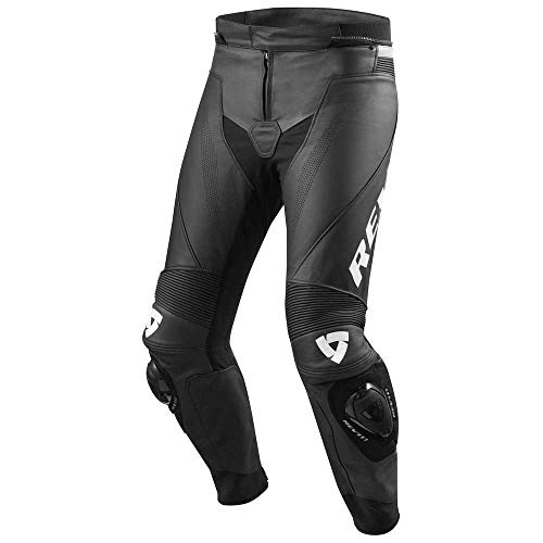 Revit Vertex GT Motorrad Lederhose Schwarz/Weiß 54
