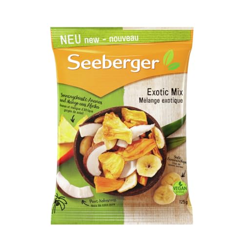 Seeberger Exotic-Mix mit Mango, Kokoschips, Ananans ungezuckert und Bananenchips