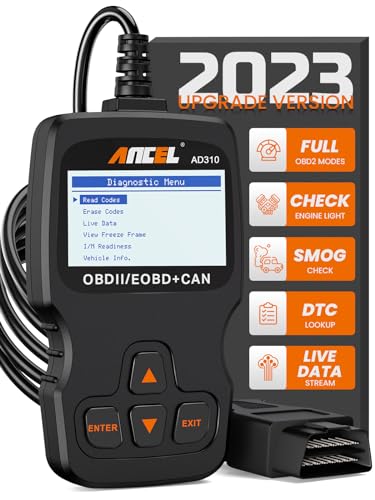 ANCEL AD310 OBD2 Diagnosegerät Auto Diagnose mit Volle OBDII Diagnose OBD Fehlercodeleser Universell OBDII Scanner Motor Fehlercode auslesegerät Codeleser