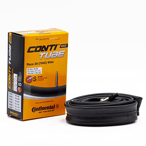 Continental Uni Schlauch Conti Race Training Fahrradschlauch, Schwarz, 28 Zoll