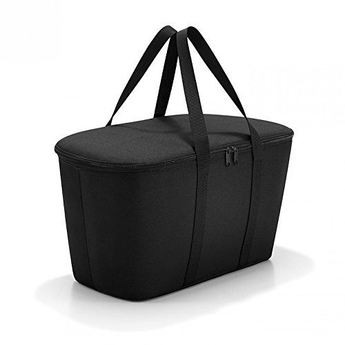 reisenthel coolerbag schwarz - Kühltasche aus hochwertigem Polyestergewebe – Ideal für das Picknick, den Einkauf und unterwegs