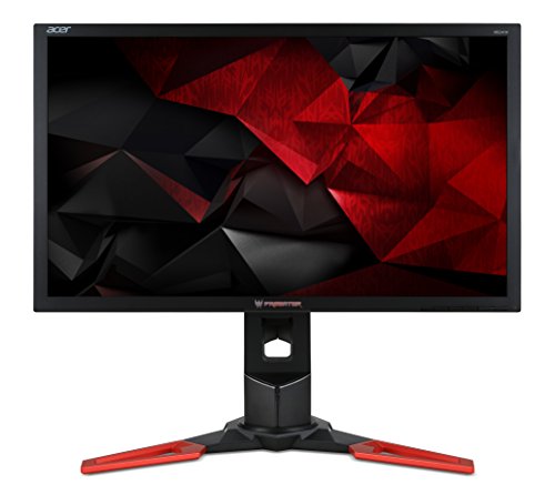 Predator XB241H Gaming Monitor 24 Zoll (61 cm Bildschirm) Full HD, 180Hz(OC DP), 144Hz(DP), 60Hz(HDMI), 1ms (G2G), HDMI 1.4, DP, höhenverstellbar, drehbar, Gsync