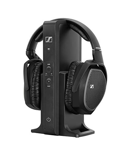 Sennheiser RS 175 Digitaler drahtloser Over-Ear-Kopfhörer - Bassverstärkung und Surround-Sound für Heim- und TV-Entertainment-Systeme, schwarz