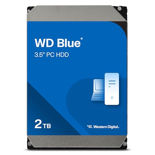 WD Western Digital Blue 2TB SATA 6Gb/s HDD Desktop