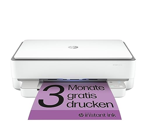HP ENVY 6020e Multifunktionsdrucker, 3 Monate gratis drucken mit HP Instant Ink inklusive, HP+, Drucker, Scanner, Kopierer, WLAN, Airprint