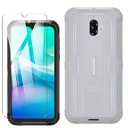 HYMY Hülle für Blackview BV5900 + 3 x Schutzfolie Glass - Weiß Durchscheinend Schutzhülle TPU Handytasche Tasche Durchsichtig Klar Silikon Case für Blackview BV5900 (5.7') -Clear