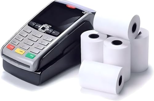 AMD Nexus 57x40mm Thermal Kreditkarte PDQ Maschine Kassenrollen Kasse Thermopapier Quittung für PDQ POS EPOS EFTPOS Terminals Barclaycard Verifone Ingenico Move Sagem Spire Pax Worldpay (20)