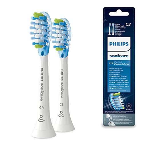 Philips Sonicare Original AdaptiveClean Standard-Schallzahnbürstenköpfe - 2er-Pack in Weiß (Modell HX9042/17)
