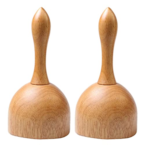 MILISTEN Pfen Tasse Massage Schr?pfen Set Chinesisch 2 STüCKE Handheld Massage Lymphmatratische Drainage Massageger?t Cupping Saugmassage Werkzeug () Holzschwedischer Schale Schr Schwedische