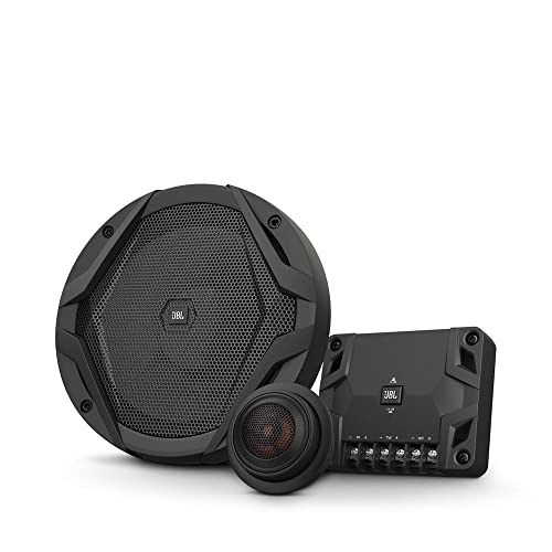 JBL GX600C 2-Wege Komponenten Lautsprechersystem mit Kabelfrequenzweiche und Lautsprecherabdeckungen (1 Paar) schwarz