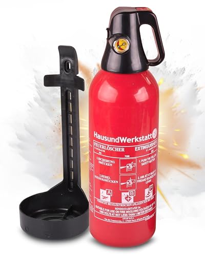 Aluminium Schaumfeuerlöscher 'Laura' 2L ABF (Fettbrandlöscher FS2P Halterung Instandhaltungsnachweis HUW24)