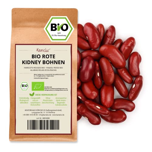 Kamelur Rote Kidneybohnen Getrocknet (2,5kg) - Kidney Bohnen Bio ohne jegliche Zusätze