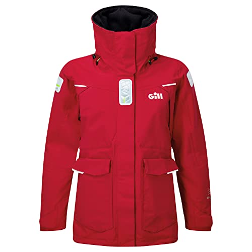 Gill Womens OS2 Offshore/Coastal Sailing Jacket 2022 - Red 10