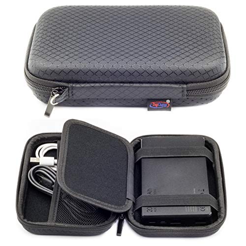 Digicharge® Hart Tasche Hülle für Poweradd X8 Plus 20000mAh / 4GS Plus/Virgo Reliable/QiPower/Pilot Pro3 30000mAh RAVPower 26800mAh Externer Akku Powerbank Ladegerät Tasche Hülle 18.5x12x2.5cm
