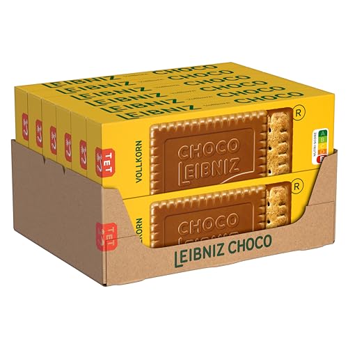 LEIBNIZ Choco Vollkorn, 125 g, knusprige Vollkornkekse eingebettet in zarte Milchschokolade (1 x 125 g)