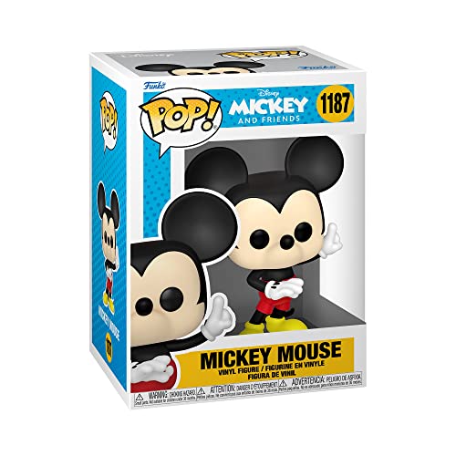 Funko Pop! Disney: Classics - Mickey Mouse - Vinyl-Sammelfigur - Geschenkidee - Offizielle Handelswaren - Spielzeug Für Kinder und Erwachsene - Modellfigur Für Sammler und Display