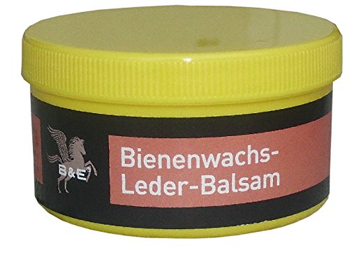 Bense u. Eicke B & E Bienenwachs Leder Balsam, 250 ml Lederfett Lederreiniger Polsterreiniger, für Schuhe, Sättel …