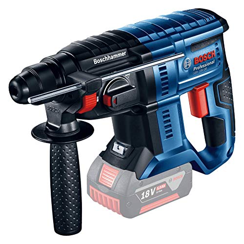 Bosch Professional 18V System Akku Bohrhammer GBH 18V-20 (SDS Plus, Schlagenergie: 1,7 Joule, Bohr-Ø max.: Beton/Stahl/Holz 20/13/30 mm, ohne Akkus und Ladegerät, im Karton)