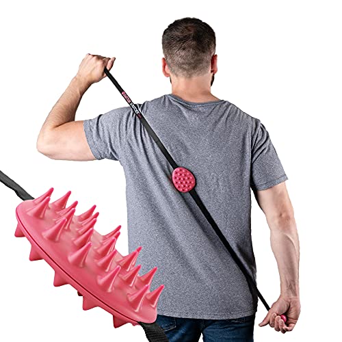 Kaktus-Rückenkratzer, Reisegröße, Mini-Rückenkratzer mit 2 Seiten mit aggressiven und weichen Spikes, ideal für eingeschränkte und schwer zugängliche Stellen, ein tolles Geschenk nach der Operation