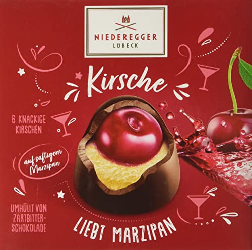 Niederegger Marzipan Pralinés 'Kirsche', 2er Pack (2x 108 g)