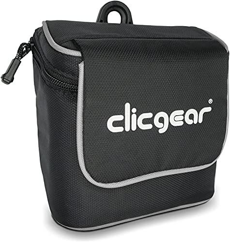 Clicgear Golf Trolley-Zubehörtasche, Schwarz/Weiß, 6' x 3.5'