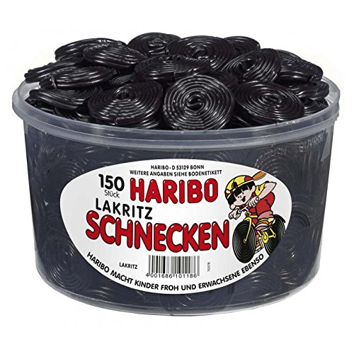 Haribo Lakritz Schnecken, 2er Pack (2 x 1.5 kg)