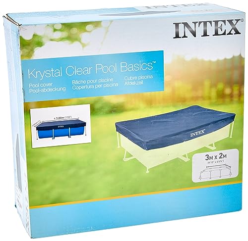 Intex eckige Pool Abdeckplane 300x200cm Poolabdeckung