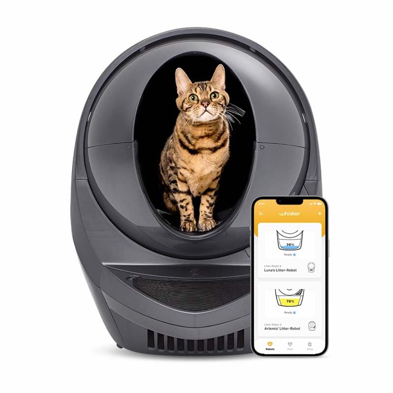 Whisker - Litter-Robot 3 Connect, Grey (LR3C-1200-CE)