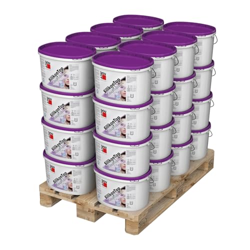 32x BAUMIT SilikonTop Rillenputz 2,0mm Weiß 25Kg Dünnschichtdeckputz
