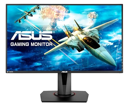 ASUS TUF Gaming VG278QR - 27 Zoll Full HD Monitor - 165 Hz, 0.5ms MPRT, FreeSync, AdaptiveSync, GameFast Input - TN Panel, 16:9, 1920x1080, DisplayPort, HDMI, DVI, ergonomisch, Speaker
