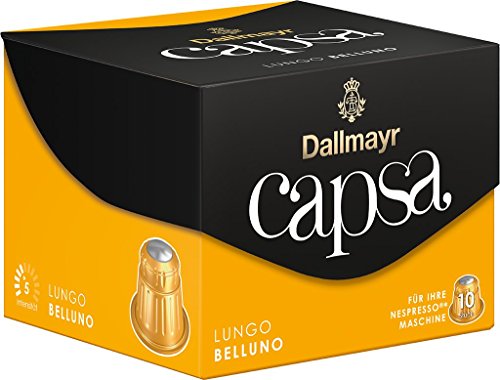 Dallmayr Kaffee Capsa Lungo Belluno Kaffeekapseln, 5er Pack (5 x 10 Kapseln)