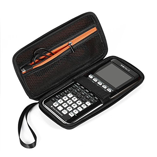 BOVKE Hard Graphing Taschenrechner Tragetasche für Texas Instruments TI-84 Plus CE/TI-83 Plus CE/Casio fx-9750GII, Schwarz