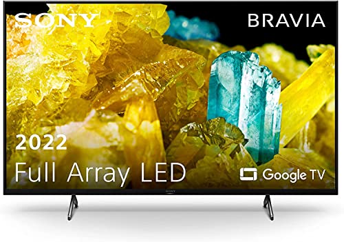 Sony XR-55X90S/P BRAVIA XR 55 Zoll Fernseher ( Full Array LED , 4K Ultra HD, High Dynamic Range (HDR), Smart TV (Google TV), 2022 Modell), Schwarz