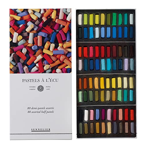 Sennelier Pastels Soft Half ST PKG, 80 Stück (1 Stück)