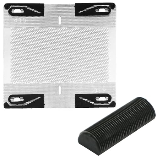 Hochwertiges Kombipack Scherfolie Klingenblock Messer Rasierklinge kompatibel mit Braun 2011 5410 Eltron 770 (5410) Micron (5410) Micron S (5410) Micron L (5410) Micron 6009 ersetzt 410 5410951