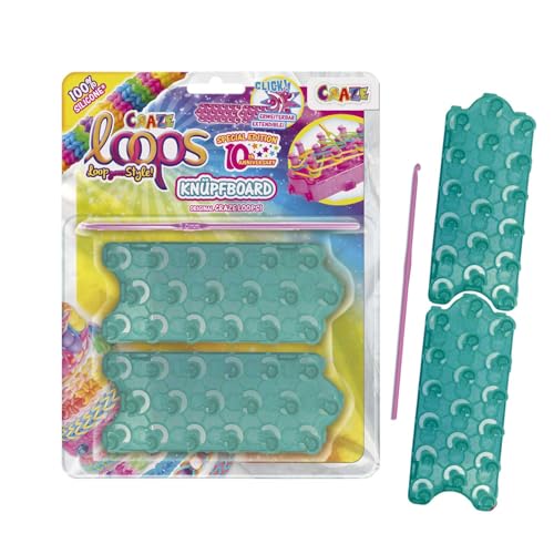 Craze loops 59753 Häkelnadel für Loom Bänder, Loops Knüpfboard, S