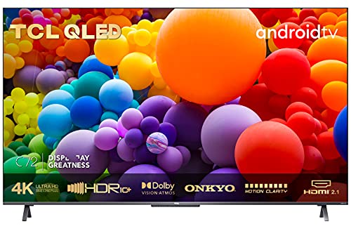 TCL 43C721 QLED Fernseher 43 Zoll Smart TV (4K UHD, Quantom Dot, 100% Farbvolumen, Android 11, Dolby Vision Atmos, MEMC, ONKYO, Google Duo, Google Assistant & Alexa, HDMI 2.1)