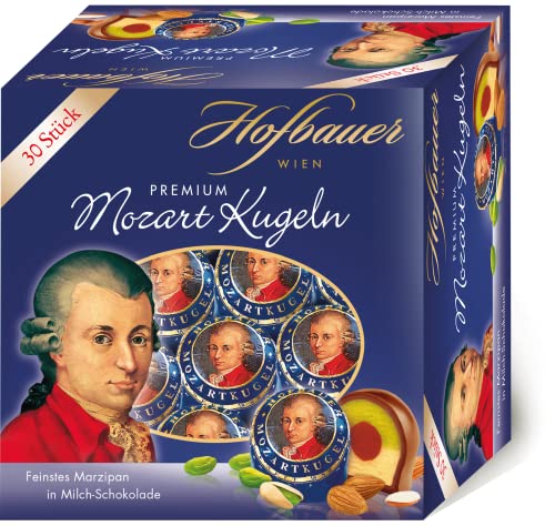 Hofbauer Wien Mozartkugeln Milchschokolade Box 600g (30 Stk.)