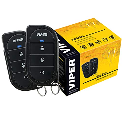 Viper 350 Plus 3105 V 1-Wege-Autoalarm, schlüsselloser Eingang, Schwarz
